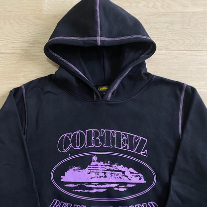Crtez Alcatraz Hoodie - Black/Purple