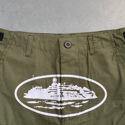Crtez Mula Guerrillaz Shorts - Green