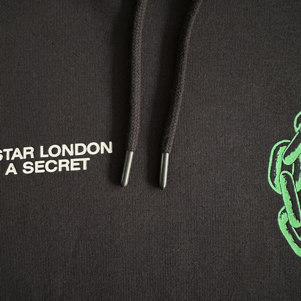 TS Irongate Arch Chenille Hoodie - Black