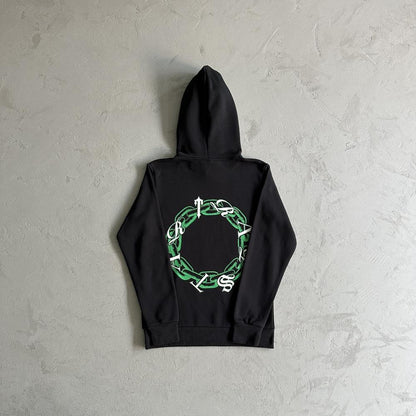 TS Irongate Arch Chenille Hoodie - Black