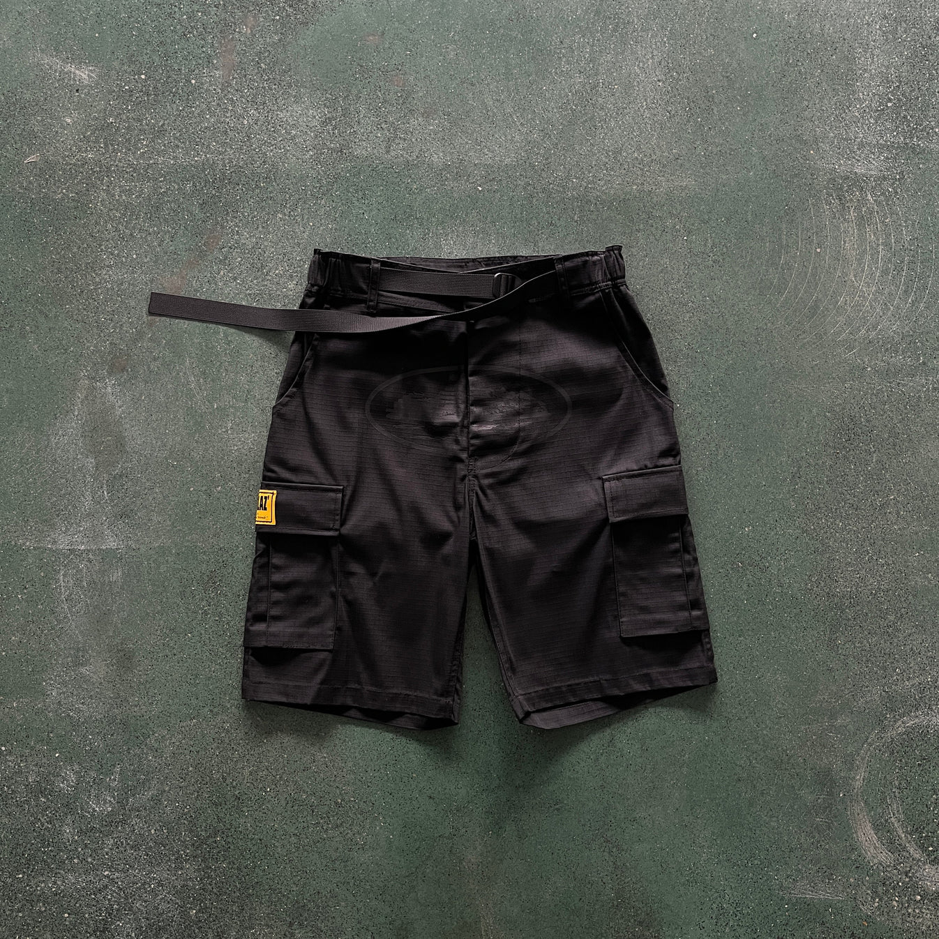 Crtez Cargo Shorts - Black/Black
