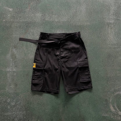 Crtez Cargo Shorts - Black/Black