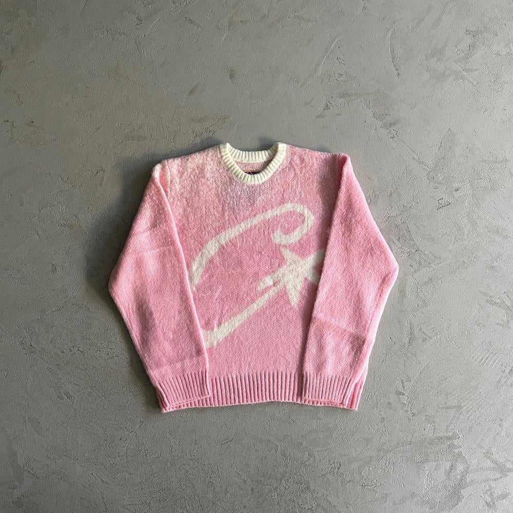 Crtez C-Star More Hair Knit Sweater - Pink