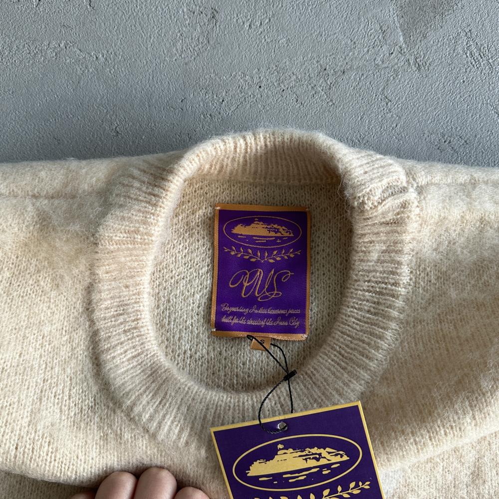 Crtez C-Star More Hair Knit Sweater - Beige
