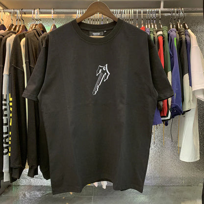 TS Keychain T-Shirt - Black/White