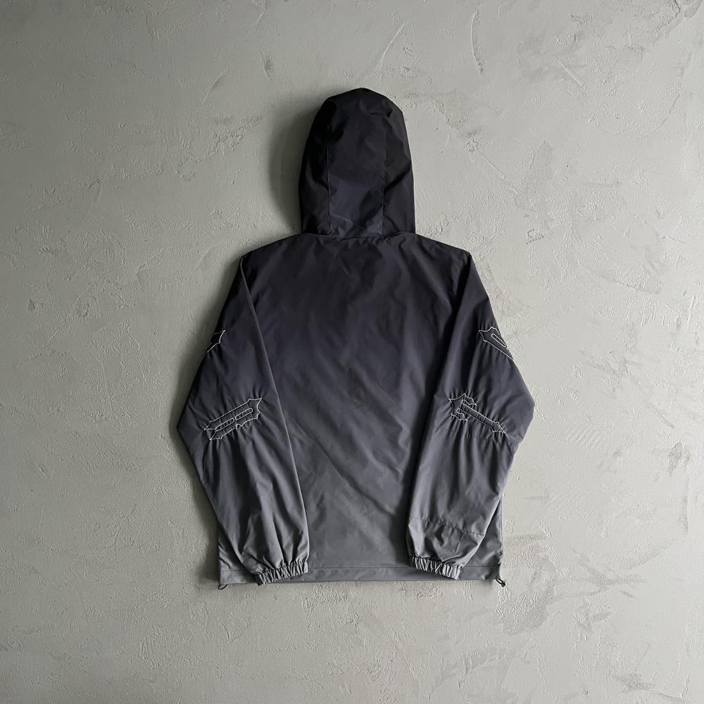 TS Outline Arch Windbreaker - Black