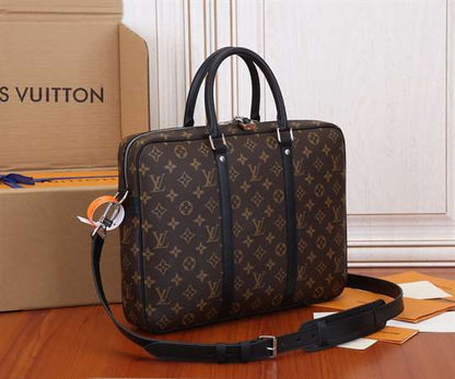 LV Porte-Document Voyage PM Bag - Brown
