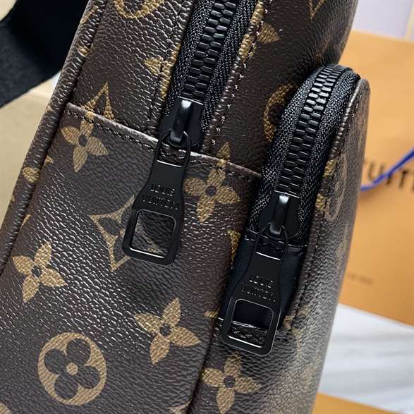 LV Damier Avenue Sling Bag - Brown
