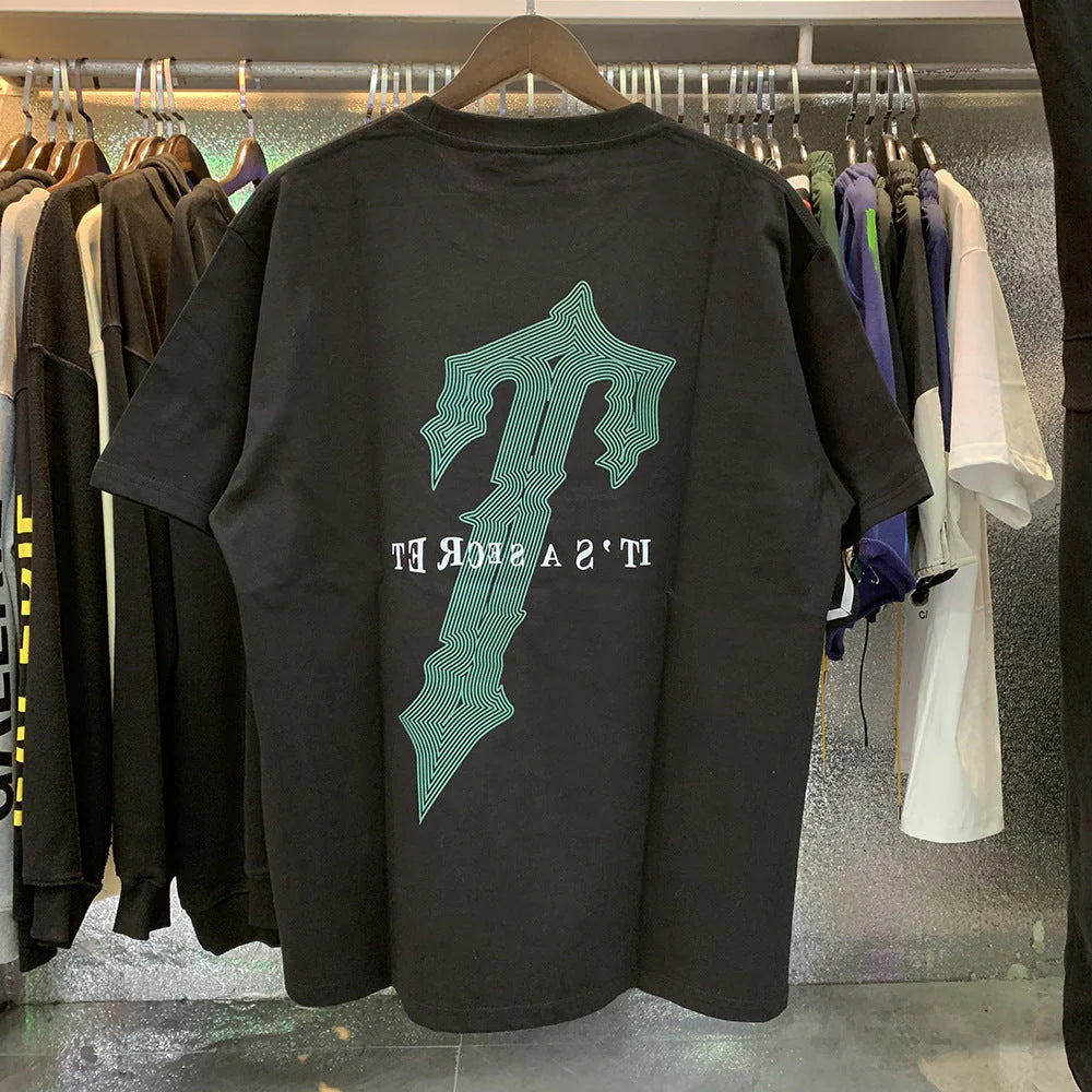 TS Green Logo T-Shirt - Black/Green