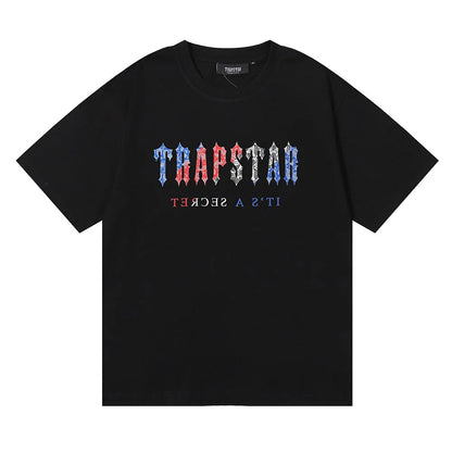 TS Letter Color T-Shirt - Black/White