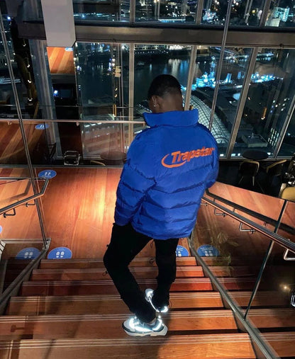 TS Hyperdrive Puffer Jacket - Orange Logo