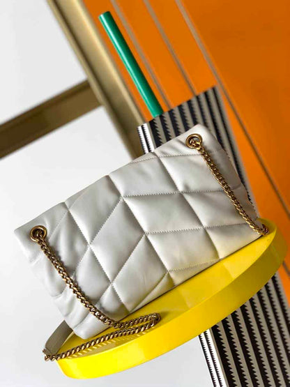 YSL Puffer Small Bag - White