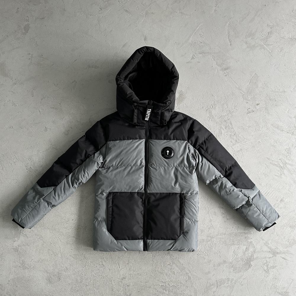 TS Decoded Puffer Jacket - Grey/Black