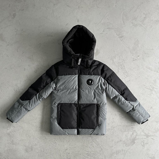 TS Decoded Puffer Jacket - Grey/Black