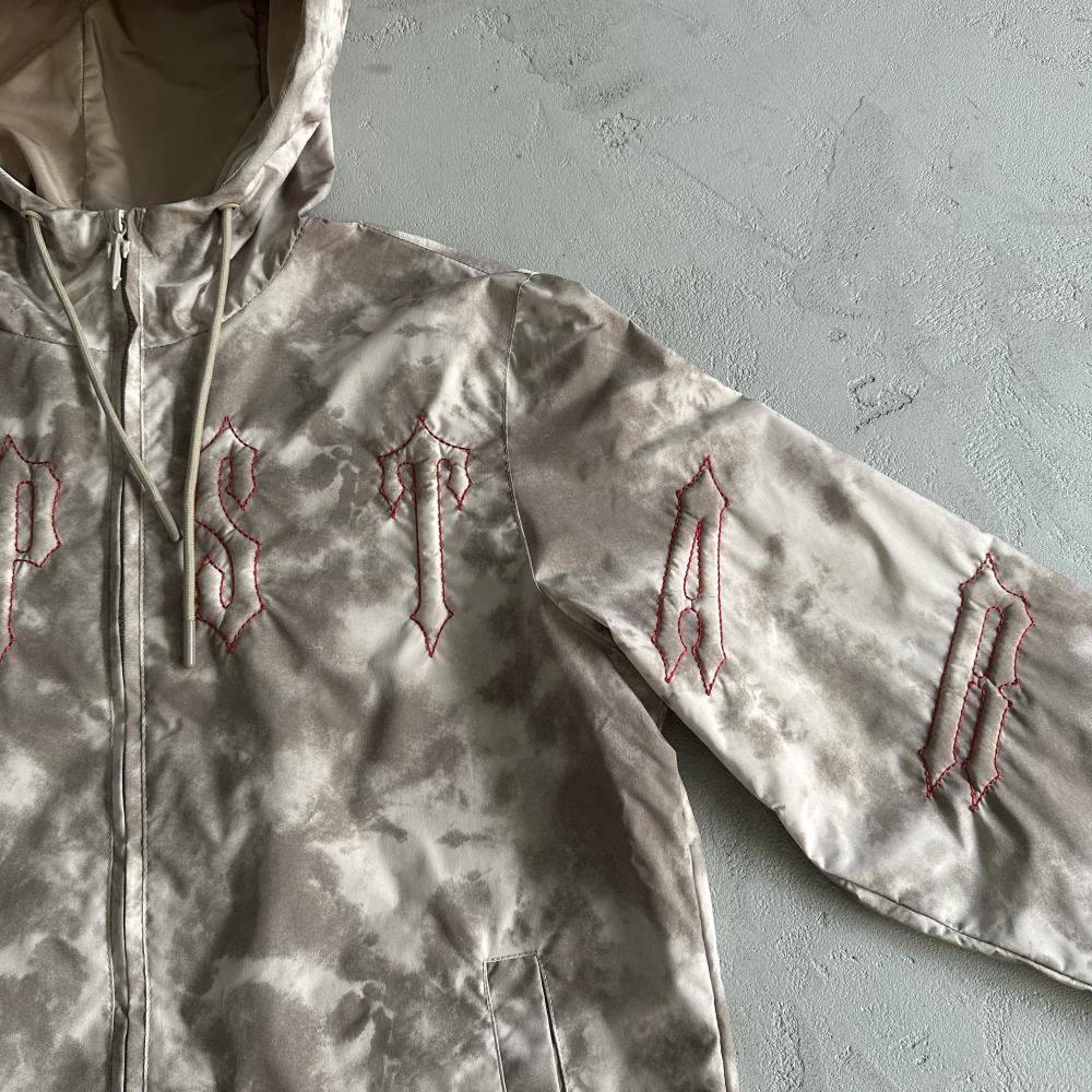 TS Washed Arch Windbreaker - Khaki