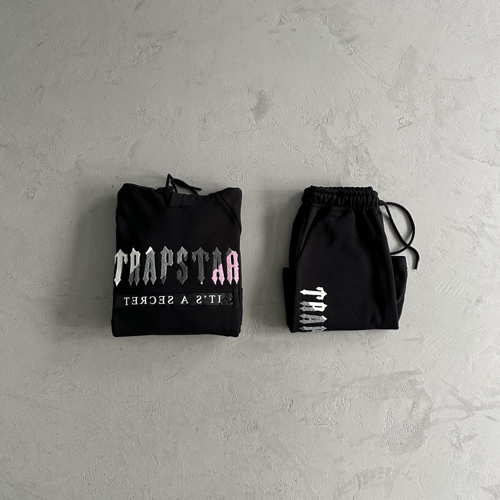TS Decoded Short Set - Black/Pink