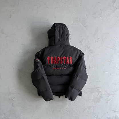 TS Decoded 2.0 Hooded Puffer - Black/Red