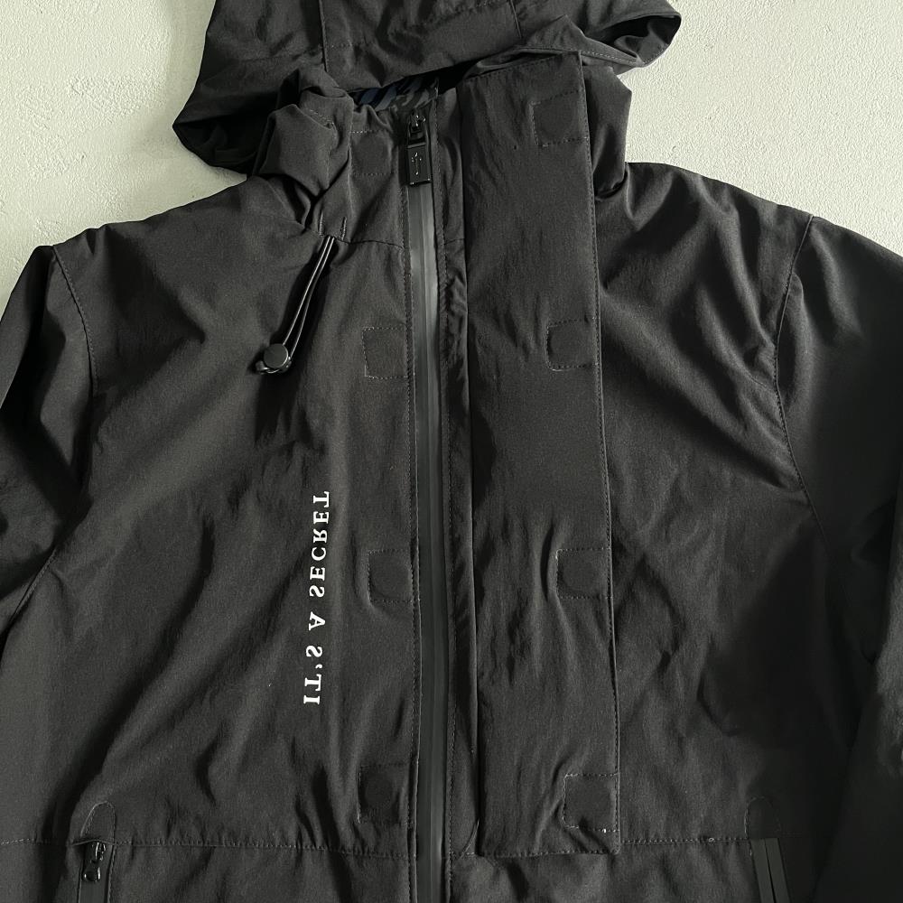 TS Decoded Windbreaker - Black