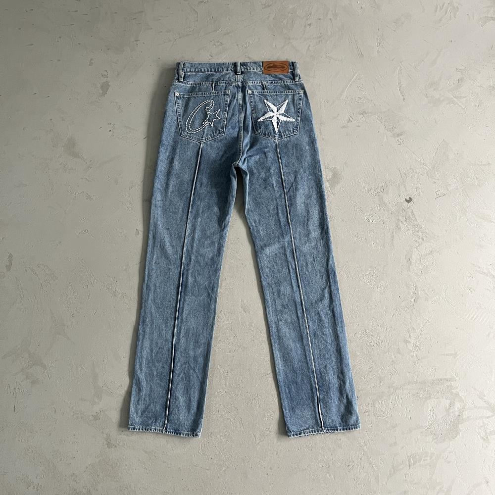 Crtez Denim Jeans - Washed Blue