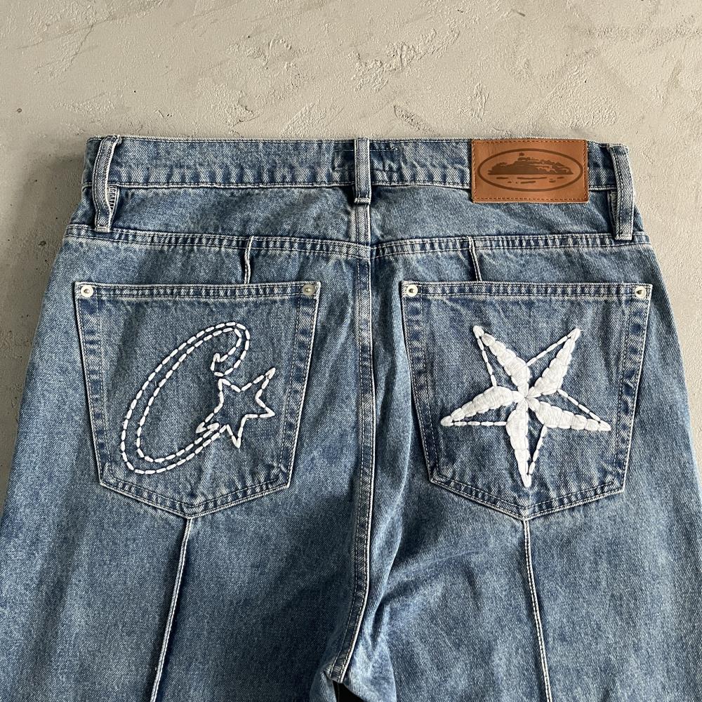 Crtez Denim Jeans - Washed Blue