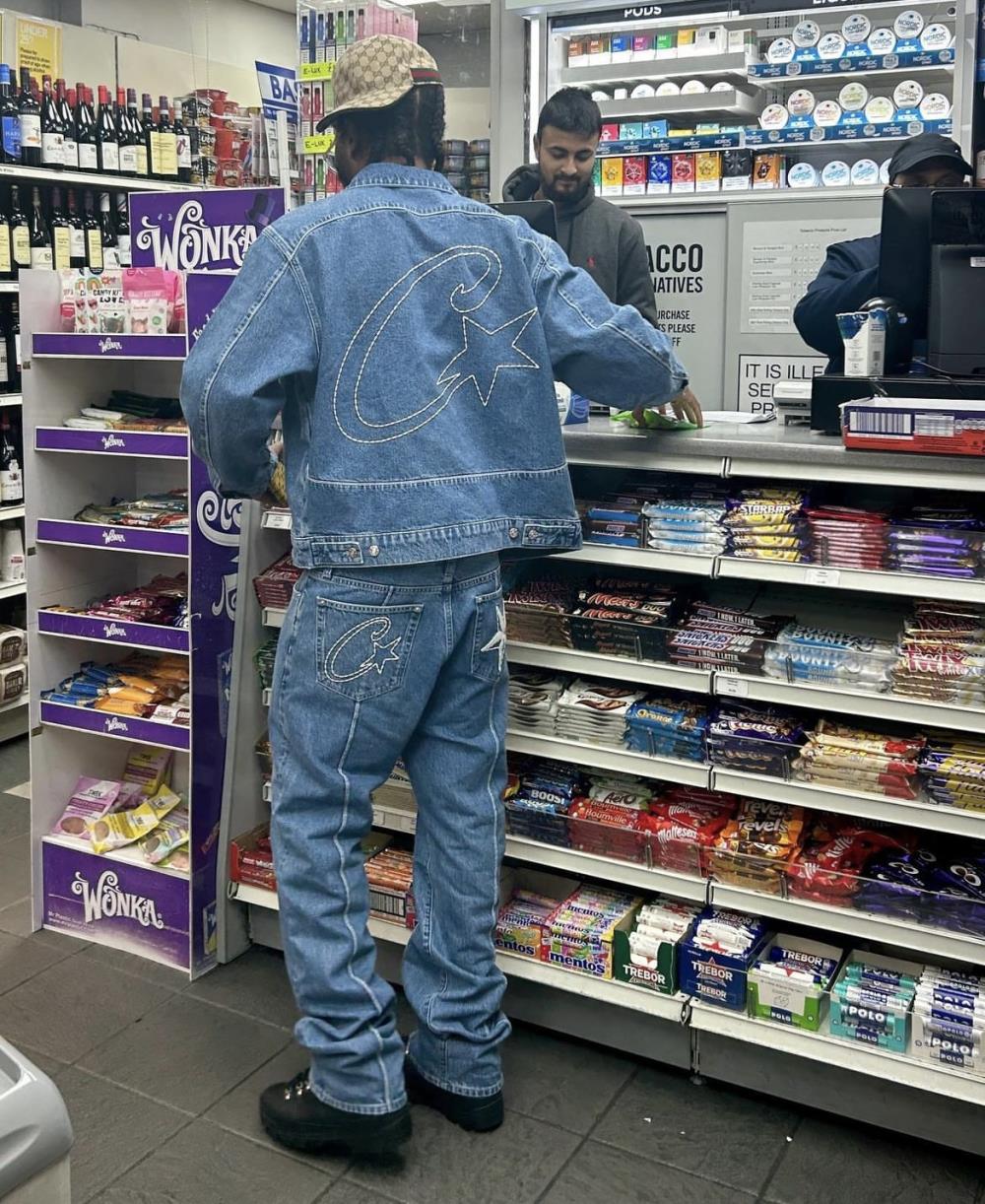 Crtez Denim Jeans - Washed Blue