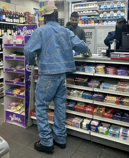 Crtez Denim Jeans - Washed Blue