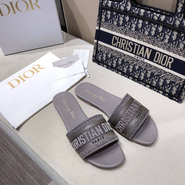 Dior Slip On Sandals - Purple