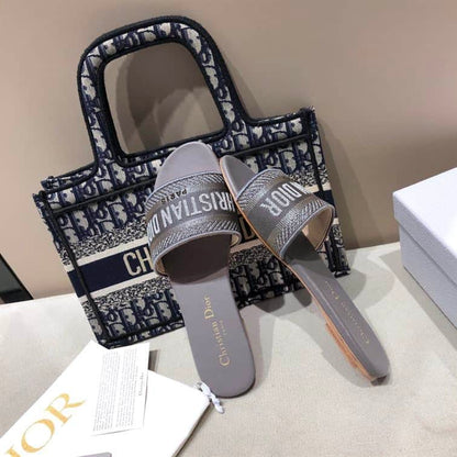 Dior Slip On Sandals - Purple