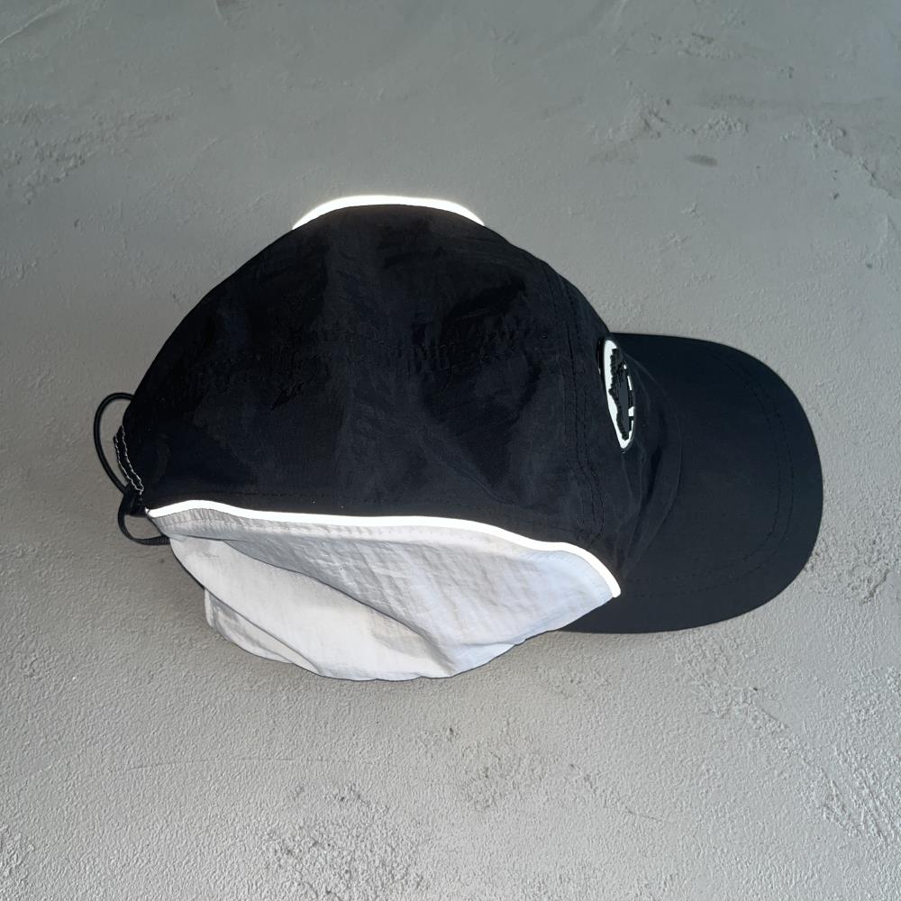 Crtez Drawstring Cap - Black