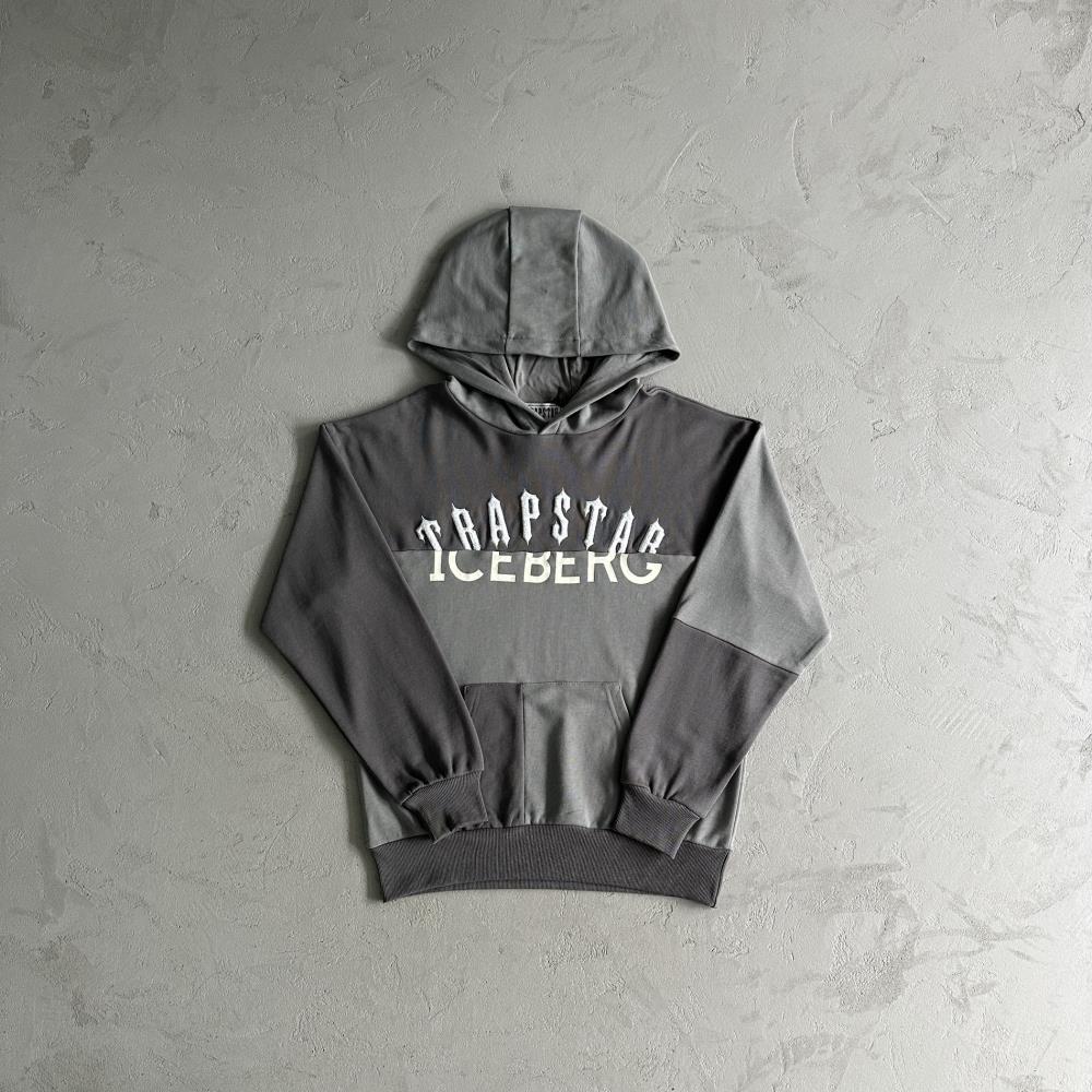 TS x Iceberg Deconstructed Hoodie - Grey