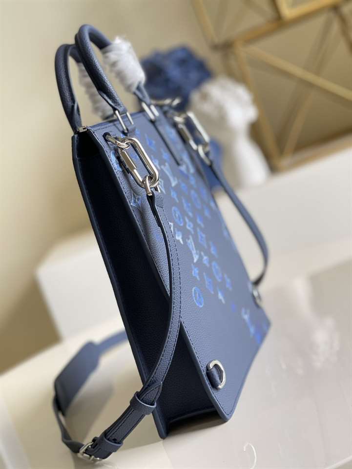 LV Sac Plat Zippe - Blue