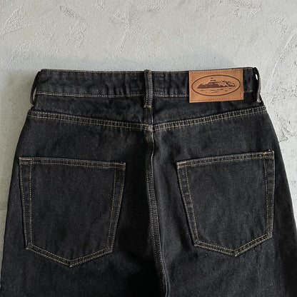 Crtez Island Baggy Jeans - Black