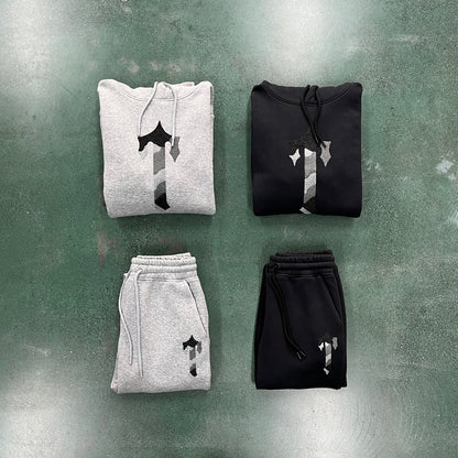 TS Camo T Tracksuit - Black/Grey