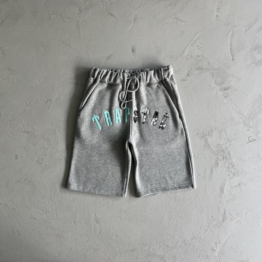 TS Irongate Chenille Arch Short Set - Grey/Sea Blue