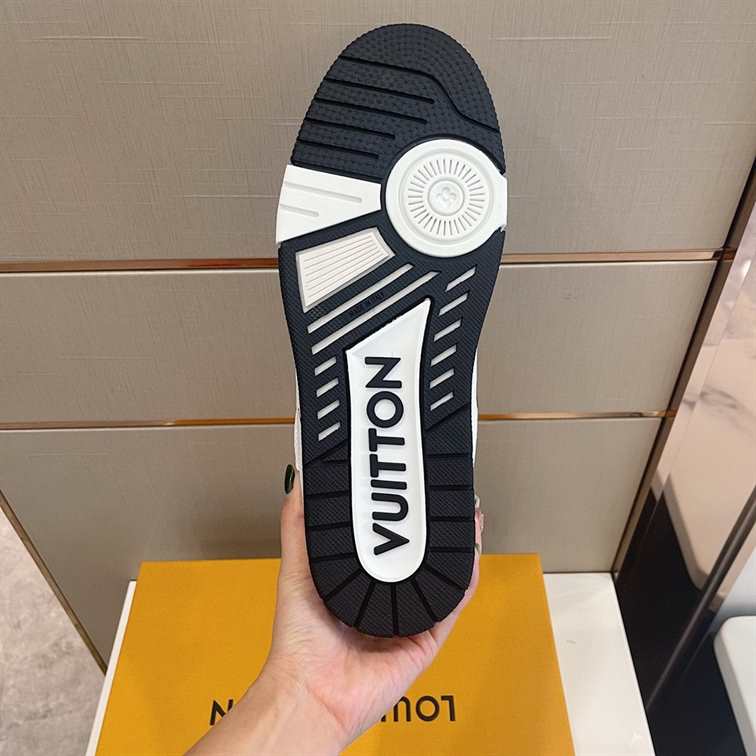LV Trainer Sneakers - White/Black