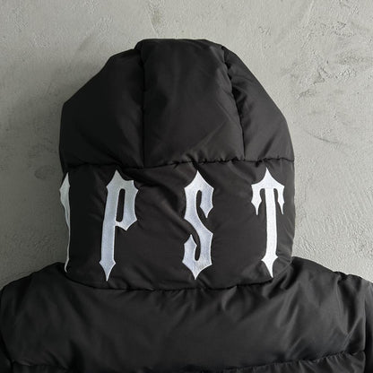 TS Irongate Collar Puffer Jacket - Black/White