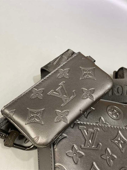 LV Duo Messenger Bag - Black