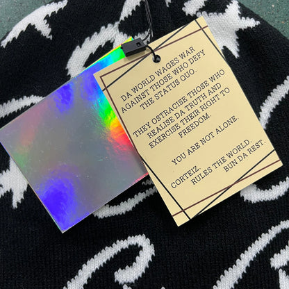 Crtez C-Starz Monogram Beanie - Black