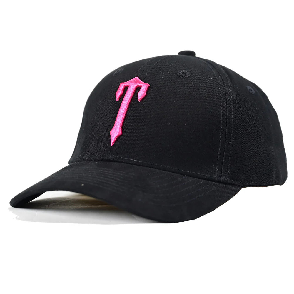 TS Baseball Hat - Black/Pink