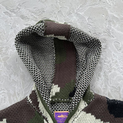 Crtez Alcatraz Heavy Knit Zip Hoodie - Camo