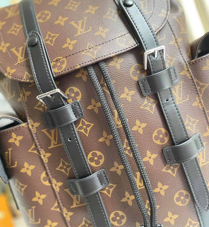 LV Christopher PM Backpack - Brown