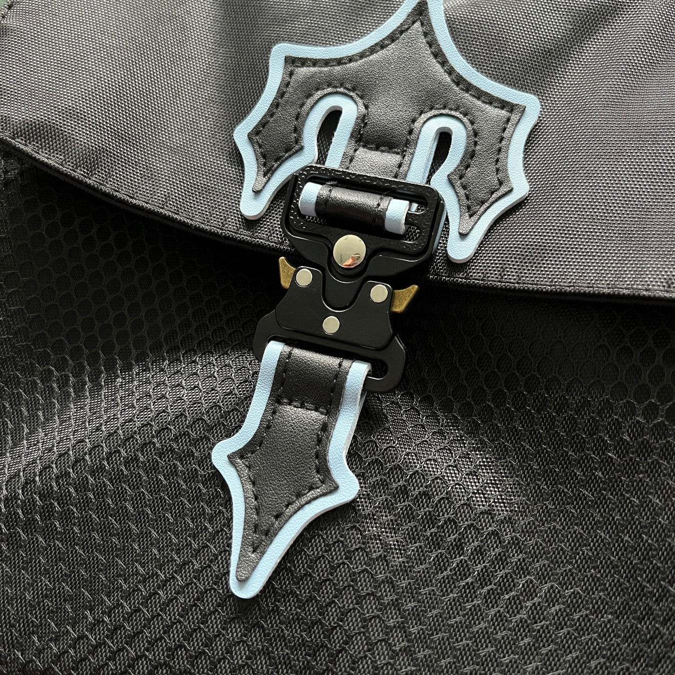 TS Irongate T Crossbody Bag - Black/Light Blue