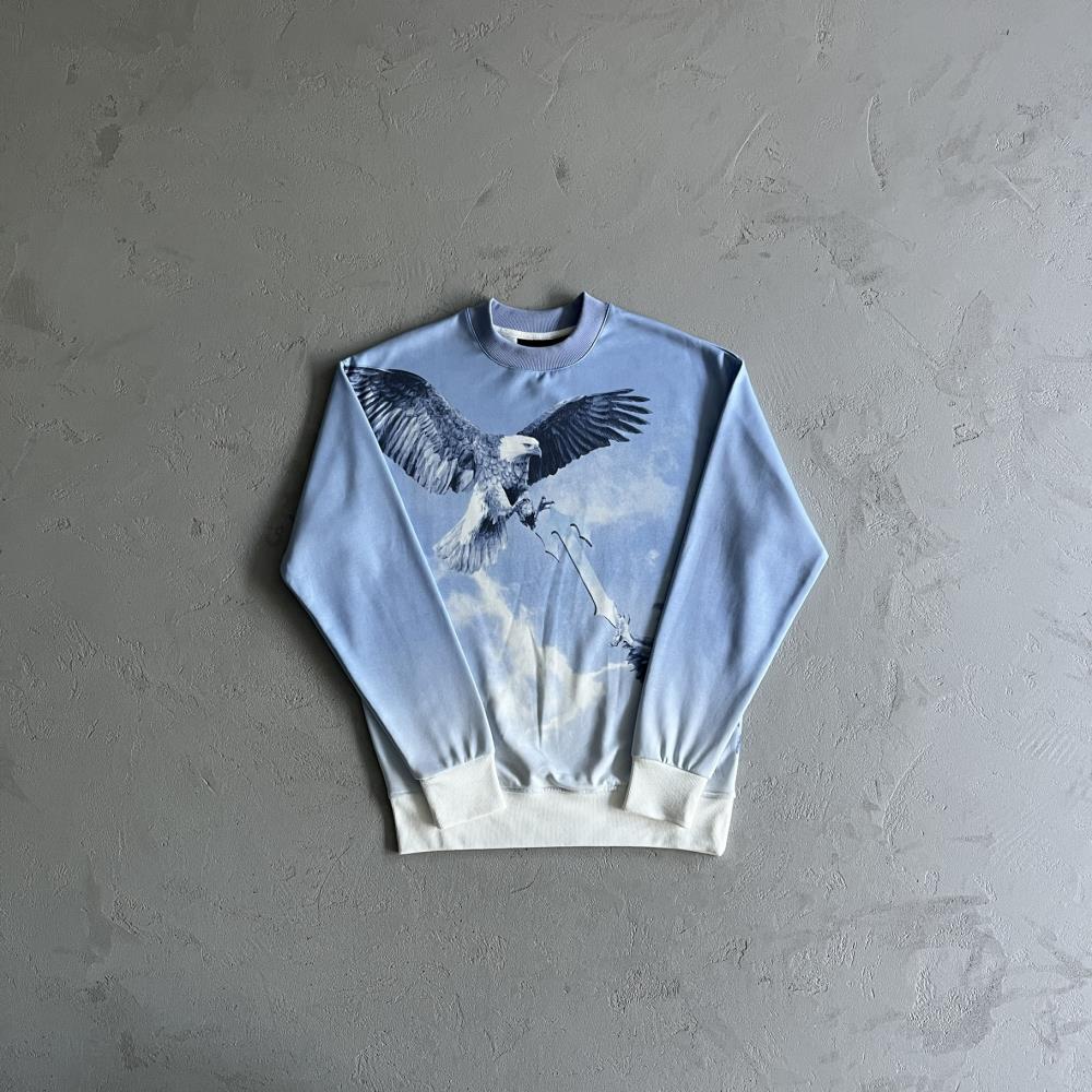 TS Eagle Crewneck - Sky Blue