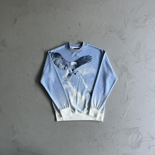 TS Eagle Crewneck - Sky Blue