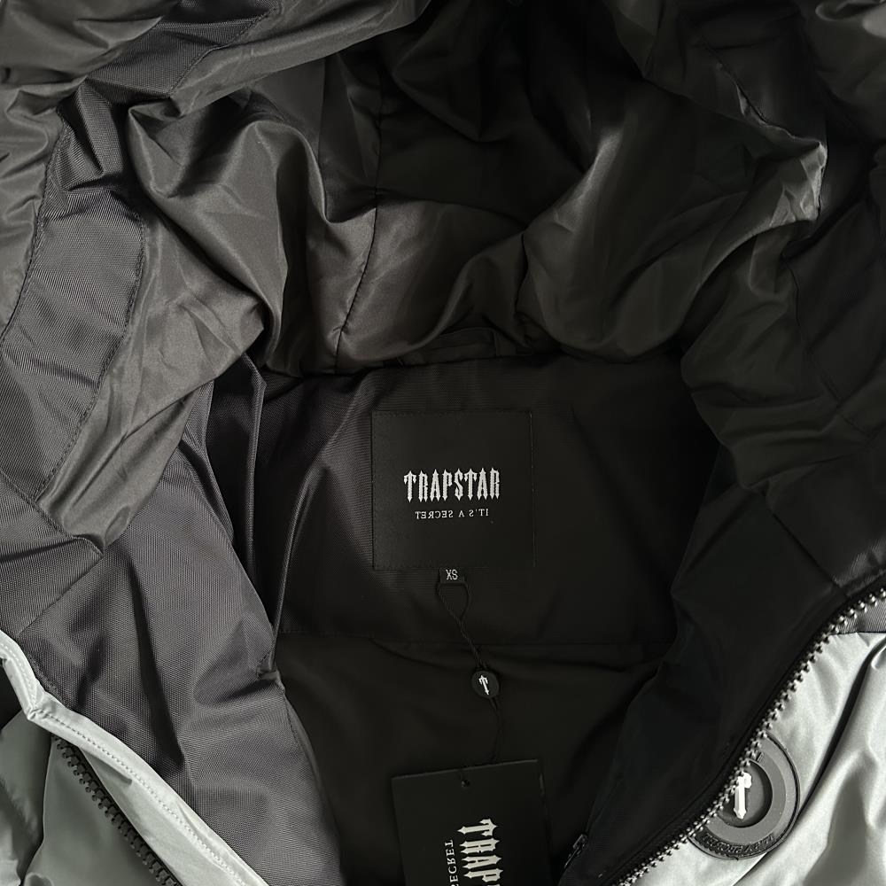 TS Decoded Puffer Jacket - Grey/Black