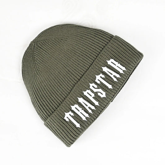 TS Beanie - Green/White