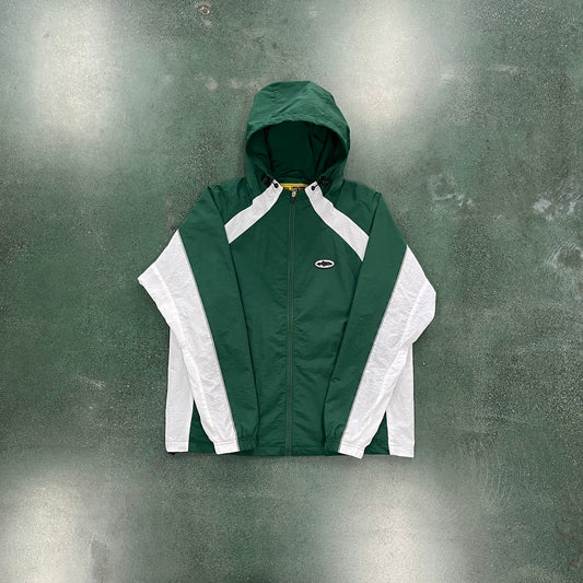 Crtez Alcatraz Windbreaker - Green/White