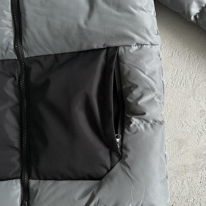 TS Decoded Puffer Jacket - Grey/Black