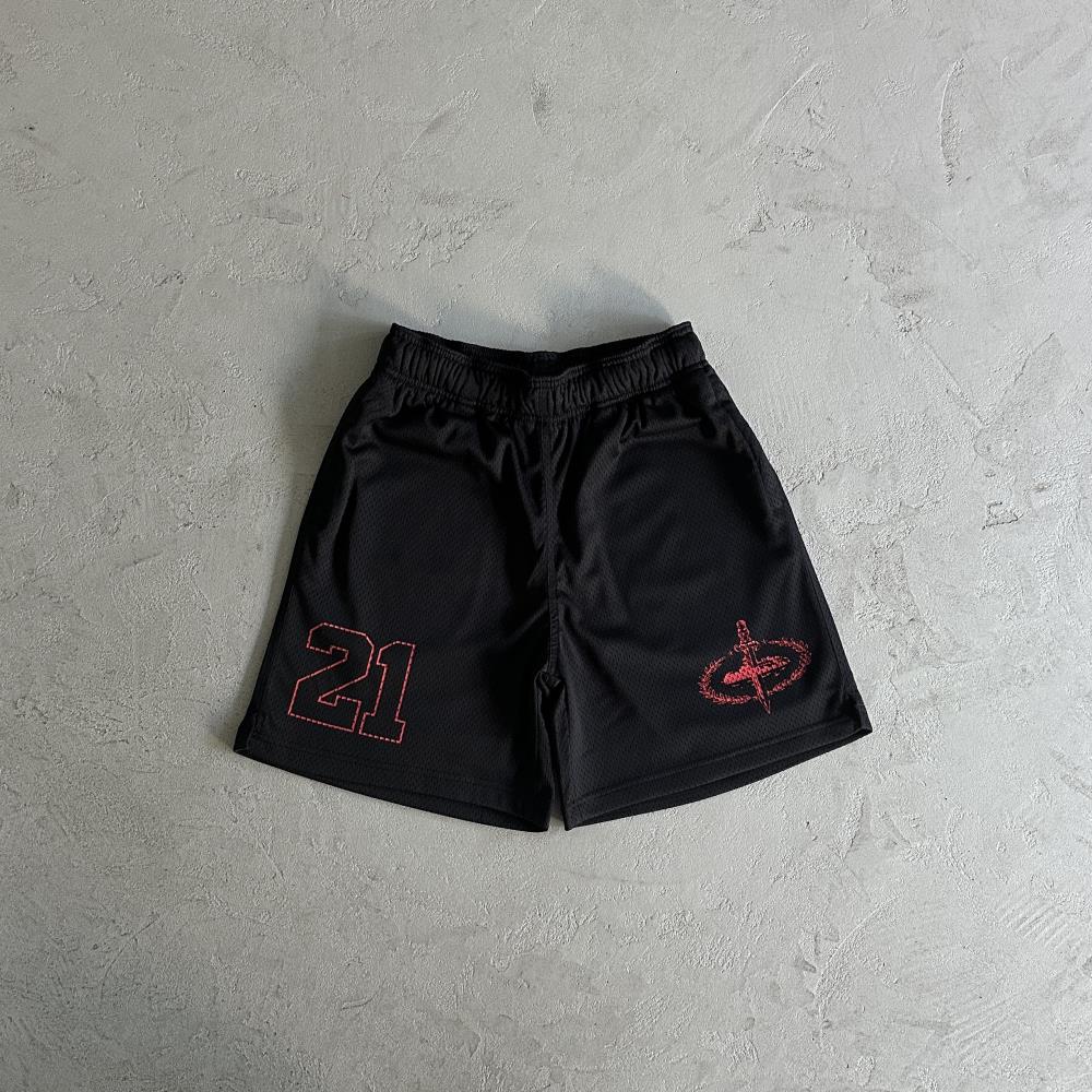Crtez Slaughter Gang T-Shirt & Shorts - Black