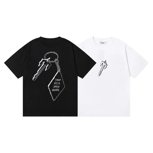 TS Keychain T-Shirt - Black/White